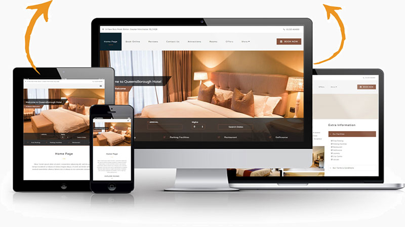 Hotel Website designer in india